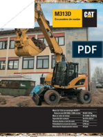 Catalogo Excavadora Hidraulica Ruedas m313d Caterpillar