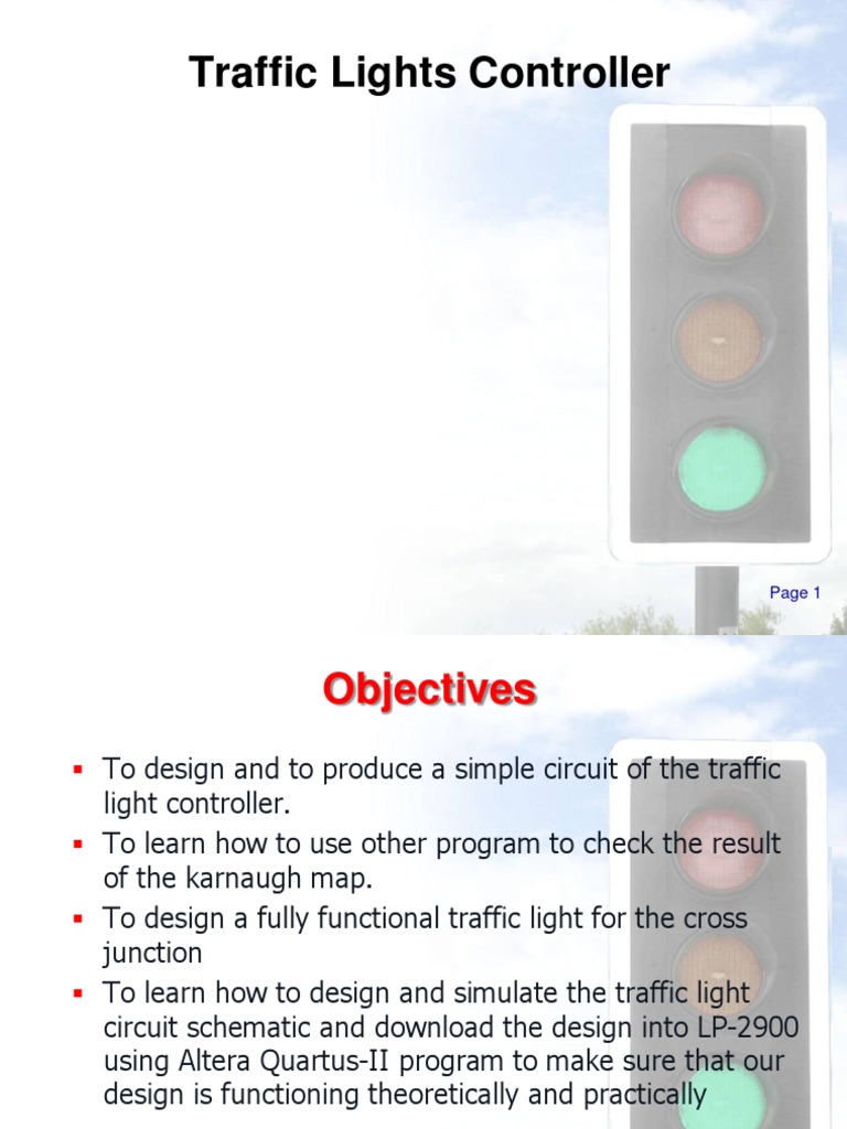 Traffic Light Controller Design Guide | PDF | Digital Technology ...