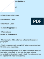 Types of Business Letters