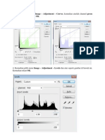 Setelah Itu Pilih Menu Image - Adjustment - Curves, Kemudian Aturlah Channel Green Dan Blue. Setelah Itu Tekan OK