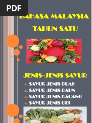 Jenis Sayur  PDF