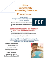 Youth 1st and ECCS Academic Tutoring and Computer Class Flyer