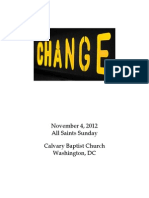 Bulletin, November 4, 2012