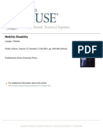 Mobility Disability: Langan, Celeste