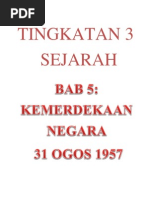 Bab 5 Kemerdekaan Negara 31 Ogos 1957 Nota