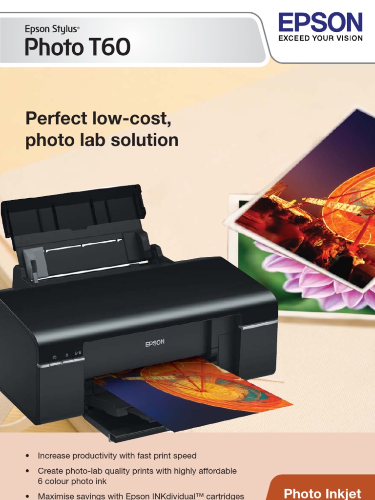 Epson T60 Printer Drivers