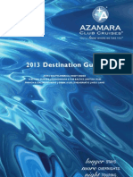 Azamara 2013 Cruise Brochure