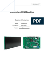 Professional HMI Solution: Datasheet & Instruction