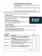 Storyboarding Checklist