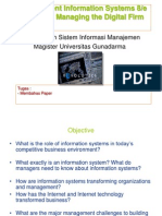 Management Information Systems 8/e Chapter 1 Managing The Digital Firm