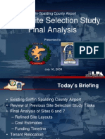 Airport Site Selection Study 2009