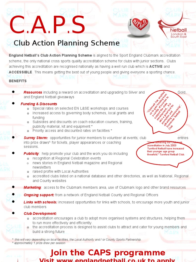 CAPS Benefit Promo PDF Sports Business