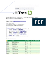 De Excel A MySql Con PHPExcel