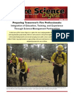 Preparing Tomorrow's Fire Professionals: Integration of Education, Training, and Experience Through Science-Management Partnerships