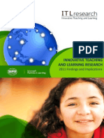 Itl Research 2012 - Innovative Teaching and Learning Research, 2011 Findings and Implications (Report)