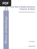 Download Radlett Aerodrome St Albans by Wessex Archaeology SN11194833 doc pdf