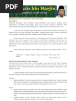 Akhlak Rasulullaah