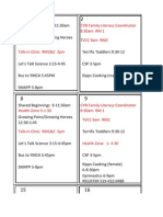 Health Zone 9-1:30 CYN Family Literacy Coordinator 8:30am RM 1 TVCC 9am Rm2 Talk-In Clinic RM1&2 2pm