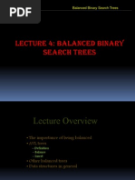 Lecture 4: Balanced Binary Search Trees