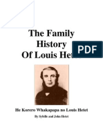 The Family History of Louis Hetet - He Korero Whakapapa No Louis Hetet