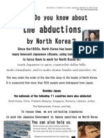 Do you know about the abductions by North Korea?