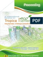The 3rd International Seminar On Tropical Settlements. Urban Deprivation: A Challenge To Sustainable Urban Settlements. Proceeding