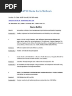 Download Course Outline MMSC Monte Carlo Methods by Latosha Trevino SN111993232 doc pdf