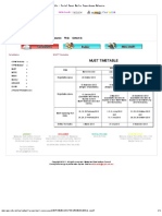 MUET Timetable 2013