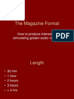 The Magazine Format