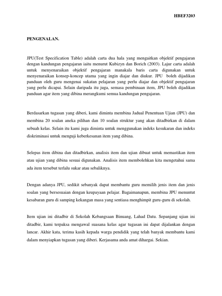 Assignment Jpu Ppp Pdf