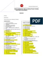 Charlas de 5 Minutos Para La Seguridad