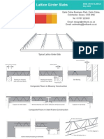 Lattice Girder Slabs Data Sheet