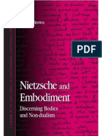 Nietzsche and Embodiment Discerning Bodies and Non Dualism S U N Y Series in Contemporary Continental Philosophy