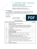 (B-Tech Elt Course Outline) Introduction To CS - CS110