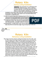 Rotary Kiln Refractory Lining Installation-I (Training Course)