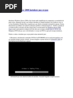 Windows Server 2008 Instalare Pas Cu Pas