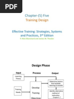 Download Chapter05 Training Design by sadia377 SN112022677 doc pdf