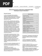Download Deferred Prosecution of DUI Cases in Washington State Evaluating the Impact on Recidivism by Washington State Institute for Public Policy SN11202389 doc pdf