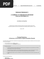 Download Teenage Pregnancy A Summary of Prevention Program Evaluation Results by Washington State Institute for Public Policy SN11202632 doc pdf