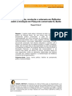 Raquel Kritsch Política, Religião, Revolução e Soberania em Reflxoes Sobre A Revolucao em França Do Conservador E. Burke