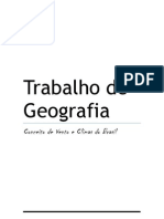 Trabalho de Geografia - Conceito de Vento e Climas Do Brasil