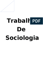 Trabalho de Sociologia - Desigualdades Sociais No Brasil