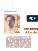 J.Krishnamurti - Apontamentos Sobre Auto Conhecimento PDF