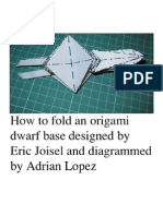 Origami Dwarf Base (Eric Joisel) Diagram