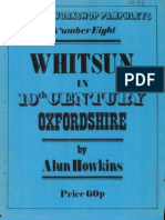History Workshop Pamphlets 8: Whitsun in 19th Century Oxfordshire