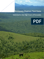 Report Karnataka Elephant Task Force