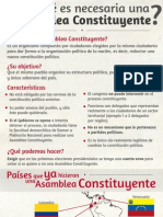 ¿Por qué es necesaria una Asamblea Constituyente?