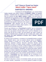 Manifiesto Andino - 2012