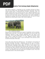 Download Contoh Descriptive Text Tentang Gajah by FiAna Fei Fei SN112050651 doc pdf