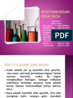 Kesetimbangan Asam-Basa